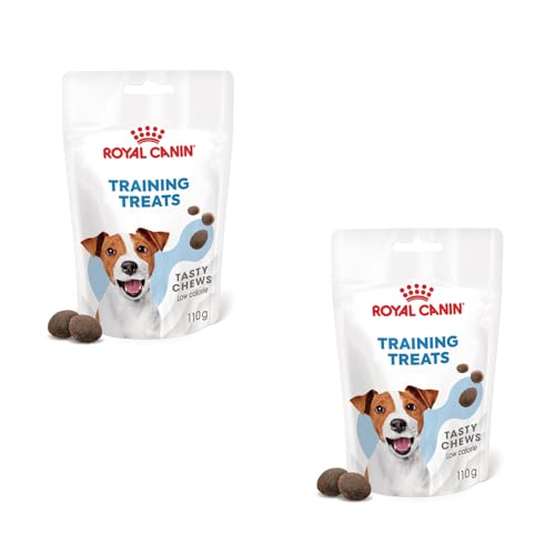 Royal Canin Trainings Treats | Doppelpack | 2 x 110 g | Snacks für Hunde Aller Größen & Rassen | Im praktischen wiederverschließbaren Beutel | Ab dem 6. Lebensmonat | Mit Geflügel von ROYAL CANIN