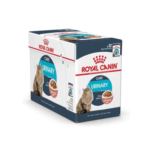 Royal Canin Urinary Care Gravy | 12 x 85 g | Nassfutter für Katzen in Soße | Zur Förderung des Gleichgewichts der Mineralstoffe im Harn | Instinktiv bevorzugt | Im Beutel von ROYAL CANIN