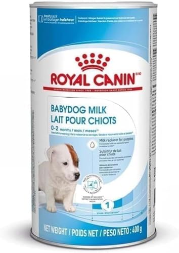 Royal Canin Babydog Milk | 4 x 100 g | Welpen Milch in Pulverform | Zur Unterstützung des Verdauungssystems | Angepasster Laktosegehalt | Enthält hochverdauliche Proteine von ROYAL CANIN