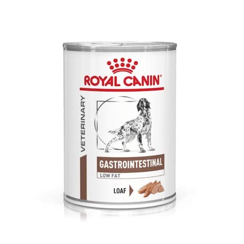 Royal Canin Veterinary Gastrointestinal Low Fat Mousse | 12 x 410 g | Diät-Alleinfuttermittel für ausgewachsene Hunde | Zur Unterstützung der Verdauung und bei Übergewicht von ROYAL CANIN