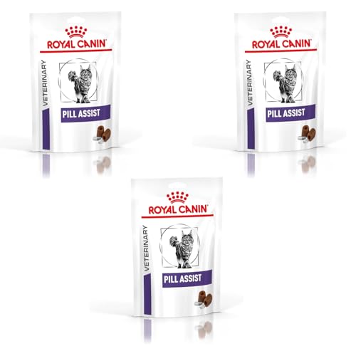 Royal Canin Veterinary Pill Assist CAT | 3er Pack | 3 x 45 g | Ergänzungsfuttermittel für Katzen | Schmackhafte Kroketten für eine einfachere Medikamentenverabreichung von ROYAL CANIN