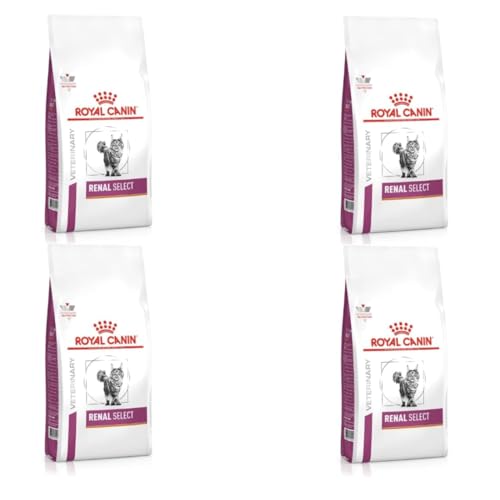 ROYAL CANIN Veterinary Renal Select | 4er Pack | 4 x 400 g | Diät-Alleinfuttermittel für Katzen | Kann zur Unterstützung der Nierenfunktion bei Niereninsuffizienz beitragen von ROYAL CANIN