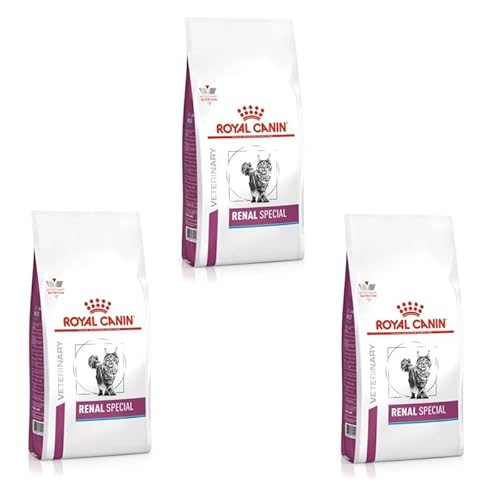 Royal Canin Veterinary Renal Special Feline | 3er Pack | 3 x 400 g | Diät-Alleinfuttermittel für ausgewachsene Katzen | Kann dabei helfen, die Nierenfunktionen zu unterstützen von ROYAL CANIN