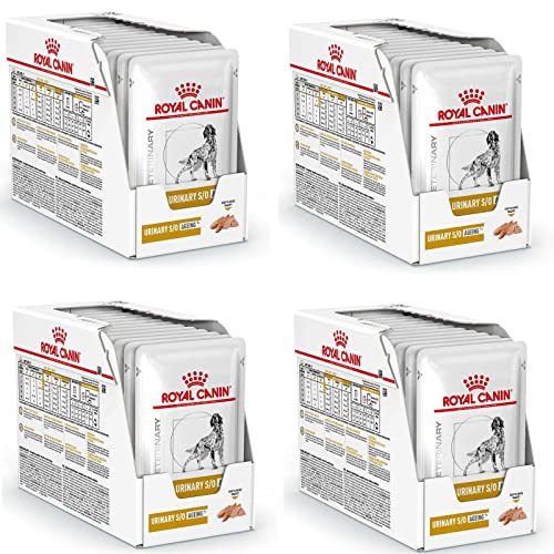 Royal Canin Veterinary URINARY S/O Ageing 7+ | 4er Pack | 4 x 12 x 85 g | Diät-Alleinfuttermittel für Hunde | Kann die Harnwege dabei unterstützen gesund zu bleiben von ROYAL CANIN