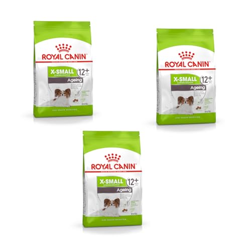 Royal Canin X-SMALL Ageing 12+ - ältere sehr kleine Hunde | 3er Pack | 3 x 500 g | Alleinfuttermittel für Hunde | Für sehr kleine Hunde (bis 4 kg) in der zweiten Lebenshälfte von ROYAL CANIN