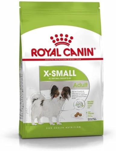 Royal Canin X-Small Adult | 1,5 kg | Trockenfutter für ausgewachsene, sehr kleine Hunde (bis 4 kg) | Zur Unterstützung des Darms, des Felles und der Harnwege von ROYAL CANIN