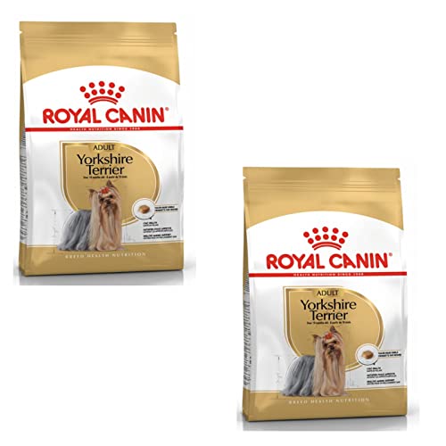 Royal Canin Yorkshire Terrier Adult | Doppelpack | 2 x 500 g | Trockenfutter für ausgewachsene Yorkshire Terrier | Ab dem 10. Monat | Zur Unterstützung des gesunden Alterns von ROYAL CANIN