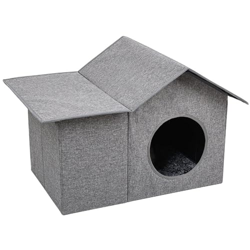 ROYALEAD Pet Shelter Dogs Cat House Waterproof Outdoor Camping Resting House Portable Lightweight Puppy Cat Pet House Easy Carry von ROYALEAD