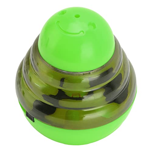 AMONIDA Pet Puzzle Ball Toy Dog Treat Dispensing Ball Portable Slow Feeding Fördert die Verdauung für das Katzentraining (Grün) von RTLR