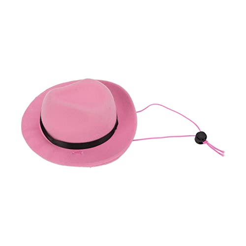 Entatial Cowboy-Hundehut, Polyester-Haustier-Cowboyhut für Partys Rosa von RTLR