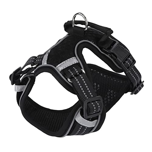 RTLR Hundegeschirr, Leichte Sicherheitsweste mit Mesh-Reflexband für Große Hunde (L) von RTLR