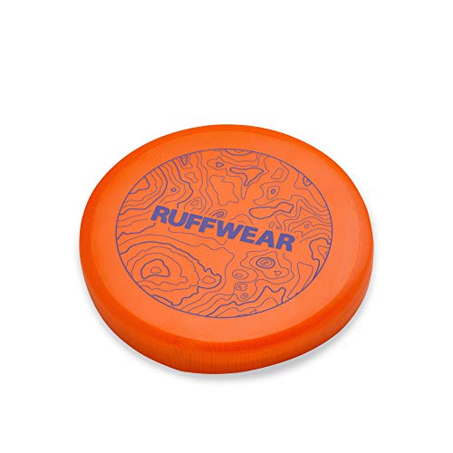 RUFFWEAR Camp Flyer Hundespielzeug, 2-in-1, flexibel und pannensicher, Wurfscheibe und Napf für Haustiere, Outdoor-Spiel, speziell für Hunde entwickelt, wasserdicht und sicher, Mandarin Orange von RUFFWEAR