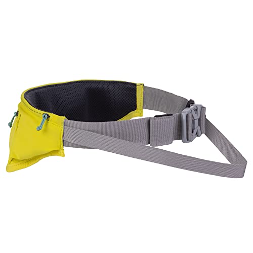 RUFFWEAR Trail Runner Gürtel, bequemer freihändiger Hüftgurt für On-Leash Running mit Ihrem Hund, verhedderungsfreier, robuster Hüftgurt mit Taschen, Flechtengrün, Small/Medium von RUFFWEAR