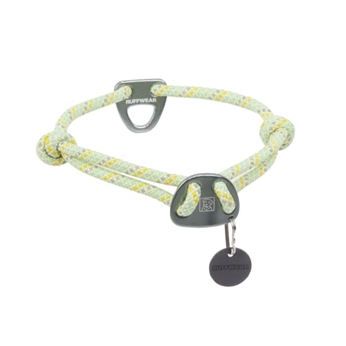 Ruffwear Knot-a-Collar mittelgroßes Hundehalsband, Kletterseil, verstellbar und stabil für Spaziergänge mit dem Hund, Größe M (36–50 cm), Moosgrün von RUFFWEAR