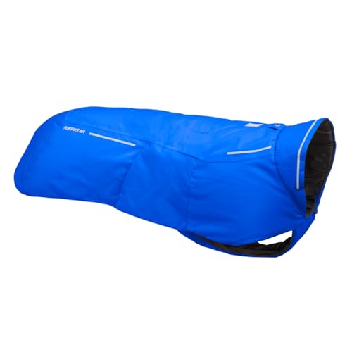 Ruffwear Vert Regenjacke für große Hunde, isolierter Allwetter-Hundemantel, wasserdichte Hundejacke, leichte wetterfeste Hundeweste und Winter-Hunderegenmantel, Größe L, Blue Pool von RUFFWEAR