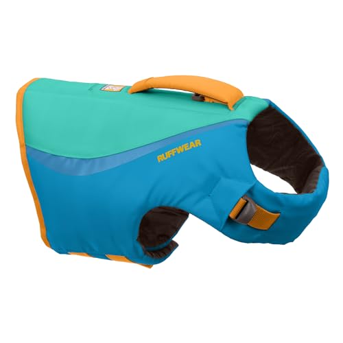 Ruffwear Float Coat Hundejacke, Auftrieb und Auftrieb, Hundeweste für sicheres Schwimmen, Bootfahren, Wassersport, Blue Dusk, XX-Small von RUFFWEAR