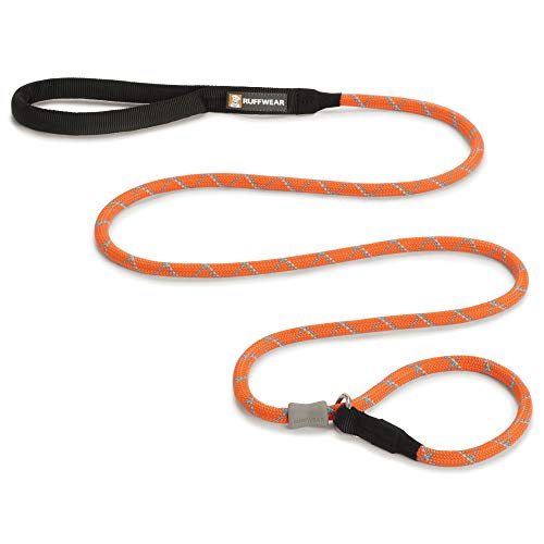 Ruffwear Hundeleine, Alle Hunderassen, Länge: 1,5 m, Durchmesser: 11 mm, Robustes Kernmantelseil, Orange (Pumpkin Orange), Just-a-Cinch, 40233-855 von RUFFWEAR