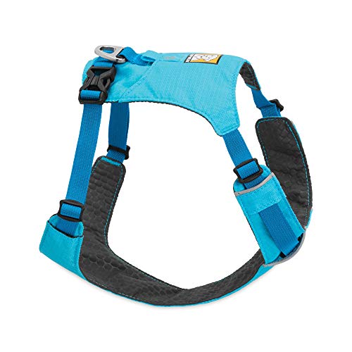 Ruffwear Leichtgewicht-Hundegeschirr, Große bis sehr große Hunderassen, Größenverstellbar, Größe: L/XL, Blau (Blue Atoll), Hi & Light Harness, 3082-409LL1 von RUFFWEAR