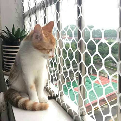 RUIBEI Cat Safety Net Balcony Pet Protective Netting Fallproof Stairs Mesh,Durable PVC Fiberglass Mesh,Fine Mesh Pond Net,Window Screen Replacement Mesh Guard Net von RUIBEI