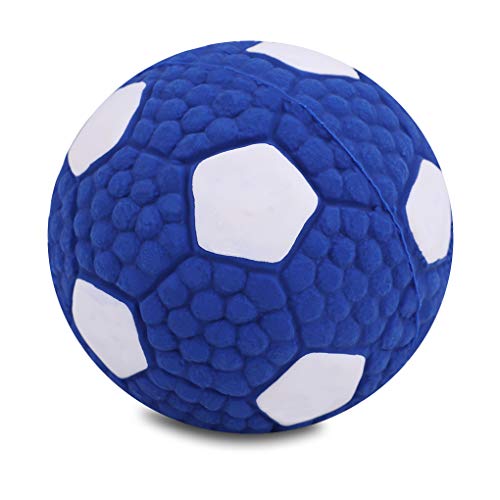 RUIXIB Hundespielzeug Ball Hund Zahn Reinigung Spielzeug Bälle mit Zahnpflege Funktion aus Naturkautschuck Spielzeug, Interaktive Spielzeuge für Hunde, Spiel Spaß Football Toy Perfekte Zahnpflege von RUIXIB