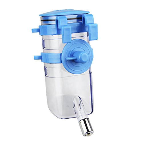 RUIXIB Pet Flasche Trinken Dispenser Automatisch Hunde Wasserflasche 350 ML Hängend Trinkt Wasser Flasche Edelstahl Wasserspender Trinkflasche Tierzubehör für Hund Katze Kaninchen von RUIXIB