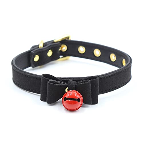 RURAUOGR Punk Halsband SM Choker Gotisch Halskette Bar Nachtclub Sex Spielzeug Halsbänder für Frauen (Schwarz, Halsband) von RURAUOGR