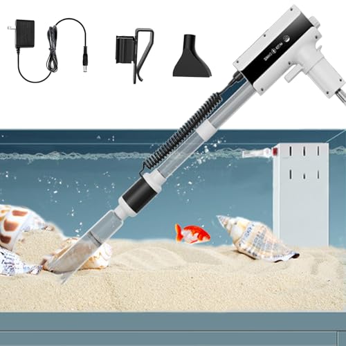 RUYICZB Elektrischer Aquarium Kiesreiniger, Wasserwechsel Aquarium Siphon Staubsauger, 2,5W/8,5W/15W Einstellbar, Kiessauger Für Aquarium Reinigungsset Reinigung Von Kies von RUYICZB