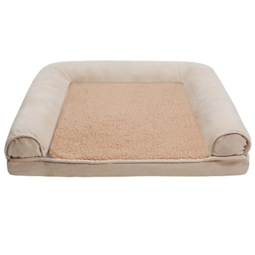 RUYICZB Orthopädisches Hundekistenbett, Hundebett mit wasserdichtem Futter und abnehmbarem Bezug mit Reißverschluss, waschbares Haustierbettsofa,Beige,50x40x9cm RUYICZB Orthopädisches Hundekistenbett, Hundebett mit wasserdichtem Futter und abnehmbarem Bezug mit Reißverschluss, waschbares Haustierbettsofa,Beige,50x40x9cm von RUYICZB