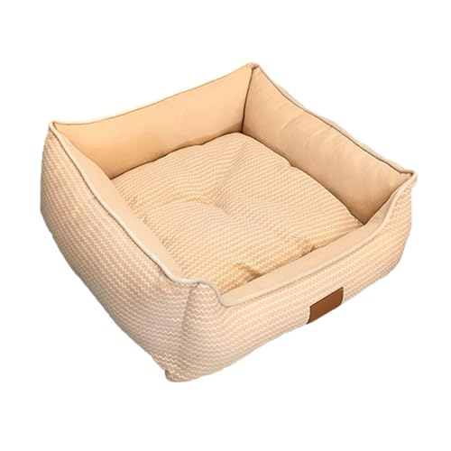 RUYICZB Orthopädisches Hundesofabett, rechteckiges, waschbares Haustierbett zum Schlafen, Hundecouchbett mit abnehmbarem Bezug mit Reißverschluss,Beige,95x75cm RUYICZB Orthopädisches Hundesofabett, rechteckiges, waschbares Haustierbett zum Schlafen, Hundecouchbett mit abnehmbarem Bezug mit Reißverschluss,Beige,95x75cm von RUYICZB
