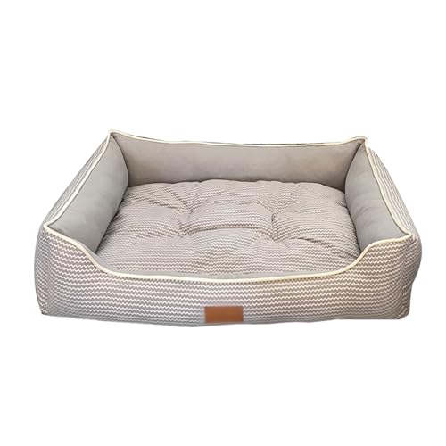 RUYICZB Orthopädisches Hundesofabett, rechteckiges, waschbares Haustierbett zum Schlafen, Hundecouchbett mit abnehmbarem Bezug mit Reißverschluss,Grau,95x75cm RUYICZB Orthopädisches Hundesofabett, rechteckiges, waschbares Haustierbett zum Schlafen, Hundecouchbett mit abnehmbarem Bezug mit Reißverschluss,Grau,95x75cm von RUYICZB