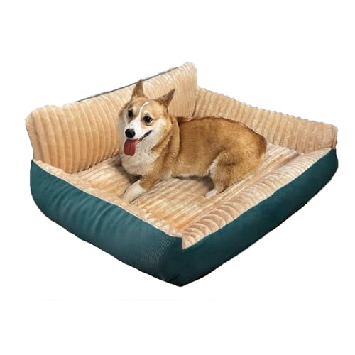 RUYICZB Warmes Hundebett/Katzenbett für den Winter, waschbares Hundebettsofa mit abnehmbarem, waschbarem Bezug und Rutschfester Unterseite, bequemes Haustierbett,Blau,53x35x13.5cm RUYICZB Warmes Hundebett/Katzenbett für den Winter, waschbares Hundebettsofa mit abnehmbarem, waschbarem Bezug und Rutschfester Unterseite, bequemes Haustierbett,Blau,53x35x13.5cm von RUYICZB