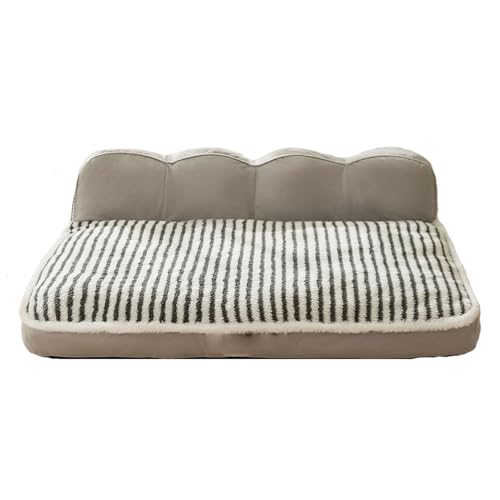 RUYICZB Waschbare Hundebetten, großes Hundebett mit abnehmbarem, waschbarem Bezug und Rutschfester Unterseite, Haustier-Schlafsofa mit bequemen Kissen,Gray a,65x50x23cm RUYICZB Waschbare Hundebetten, großes Hundebett mit abnehmbarem, waschbarem Bezug und Rutschfester Unterseite, Haustier-Schlafsofa mit bequemen Kissen,Gray a,65x50x23cm von RUYICZB