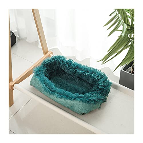 RVIFY Haustierbett 2 in 1 superweiches Hundebett, Katzenmatte, Haustierkissen, langes Plüsch, warmes Haus, Hundebett, Hundehütte Hundebett(3,70x80cm) von RVIFY