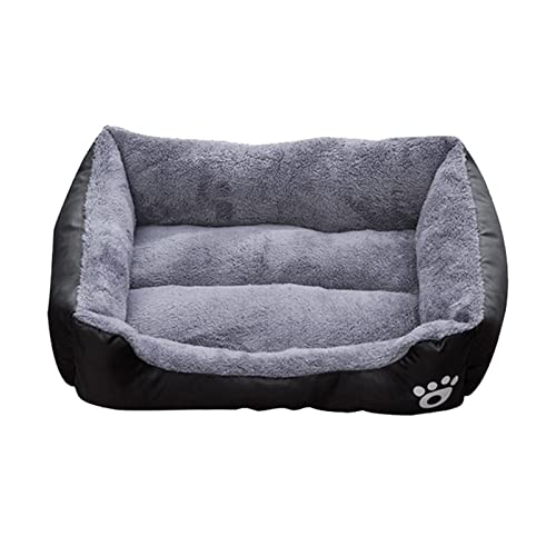 RVIFY Haustierbett Weiches Sofa-Hundebetten, wasserdichtes unteres Fleece, warmes Bett für große Hunde, Plus Größe, weiches Haustierbett, Katzenbett Hundebett(BC0465-3,45X35X13CM) von RVIFY