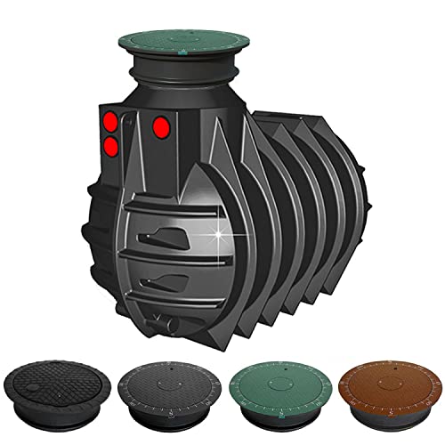 RWT Koops Zisterne Regenwassertank Classic 3000 (Tannengrün Stahldeckel) von RWT Koops