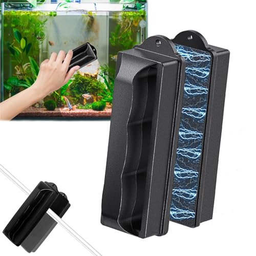 RXKFIGX Aquarium Scheibenreiniger Magnet,Algenmagnet Aquarium,Magnetisches Reinigungswerkzeug,Aquarium Scheibenreiniger,Algenmagnet,Scheibenputzer zur Reinigung von Fenstern Glastüren Aquarien von RXKFIGX