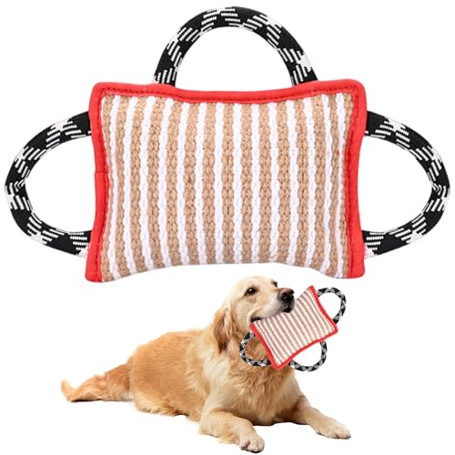 Rachlicy Hundebisshülse Kee-resistente Leinenhundtrainingshülle mit 3 Handles Professionelles Haustier Interaktiver Trainingsausrüstung Rachlicy Hundebisshülse Kee-resistente Leinenhundtrainingshülle mit 3 Handles Professionelles Haustier Interaktiver Trainingsausrüstung von Rachlicy