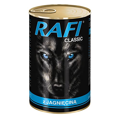 Rafi 20x1240g Mix Rind + Lamm + Truthahn + Wild+ Geflügel Nassfutter Hundefutter von DOLINA NOTECI