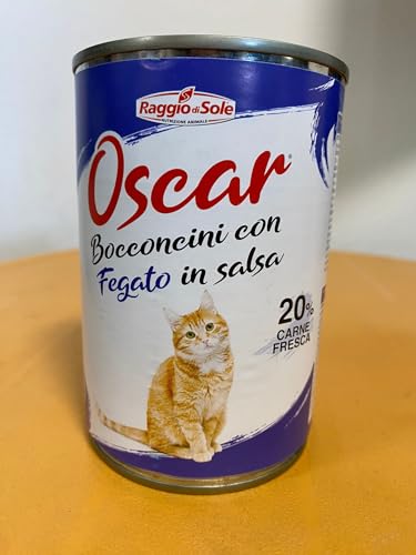 Leckereien mit Leber in Sauce für ausgewachsene Katzen 415 g von Raggio di Sole