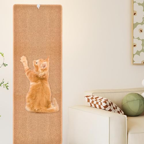 Kratzmatte Katze 40 x 180cm Verdickt Extra Große,Kratzbrett Wand,Kratzwand für Katzen, Kratzbretter Katze, Kratzschutz Sofa Katze für Sofa Möbel Tür Kratzschutz von Rainmae