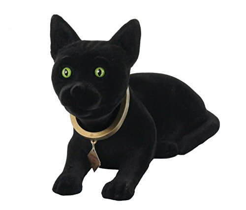 Wackel Figur Katze schwarz bobblehead von RAKSO