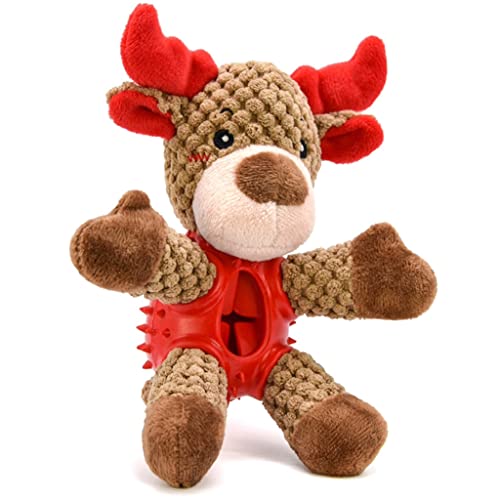 Ralondbey Hundekauspielzeug für Weihnachten, bissfest, für Futterspender, Spielzeug zur Zahnreinigung von Ralondbey