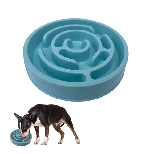 Rangebow Pets Slow Feeder Hundenapf, Anti-Erstickungs-Puzzlenapf für Trocken-, Nass- und Rohfutter, Labyrinth-Design zur Verlangsamung des Fressens von Rangebow