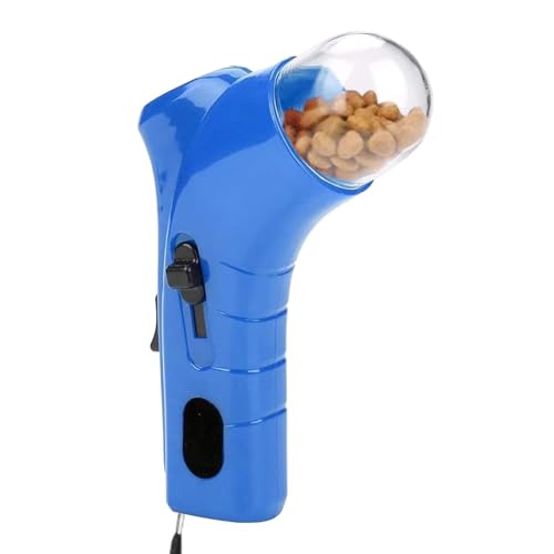 Cat Treat Guns Shooter, Snack Slinger Leckerli-Werfer, Handheld Pet Feeding Toys, Tragbare Hundefutter Launcher Spielzeug, Interaktive Haustier Leckerli Dispenser Trainingsspielzeug von Ranley