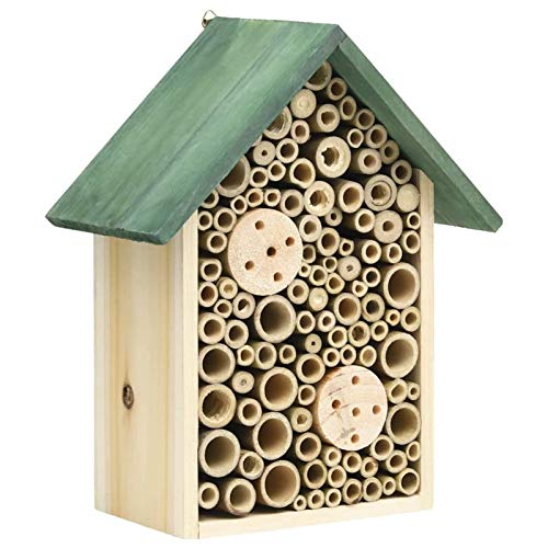 Rantry Insektenhäuser 2 Stück 23 x 14 x 29 cm aus massivem Fichtenholz, Dekor für Innen- und Außenmöbel für Wohnzimmer, Büro, Schlafzimmer, Badezimmer von Rantry