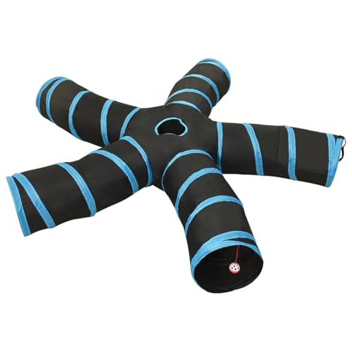 Rantry Katzentunnel 5-Wege Schwarz und Blau 25 cm Polyester Spielmöglichkeiten im Freien Model172188 Rantry Katzentunnel 5-Wege Schwarz und Blau 25 cm Polyester Spielmöglichkeiten im Freien Model172188 von Rantry