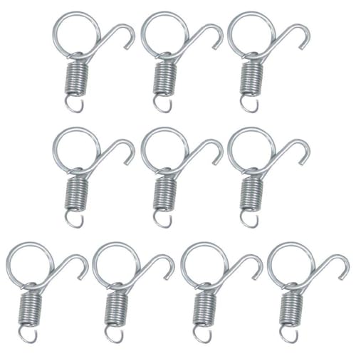 10Pcs Metall Finger Feder Für Latch Haken Käfig Tür Feder Haken Für Befestigung Kaninchen Vogel Geflügel Käfig Türen 2 S Feder Haken Für Kaninchen Käfig von Ranuw