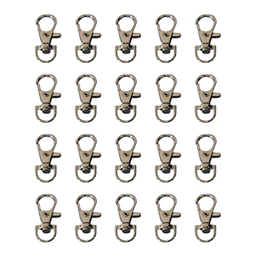 20Pcs Metall Haken 360 Grad Clips Tür Schlösser Für Haustier Käfige Ketten Schlüsselanhänger Lanyard Snap Haken Geldbörse Clip Haken Für Kaninchen Käfig von Ranuw