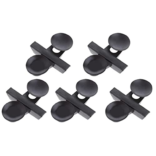 5 Stück Aquarium Teiler Clips Mit Saugnäpfen Kunststoff Fisch Für Tank Trennplatte Halter Einfach Zu Installieren Schwarz Aquarium Heizung Licht Thermometer Kies Sand Dekorationen von Ranuw