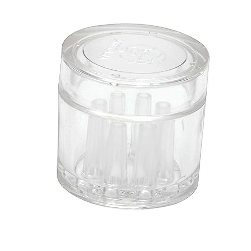 Ranuw Planaria Trap Aquarium Wurmfänger Garnelen Süßwasser Reinigungsmittel Klar Acryl Blutegel Fangdose 8 Löcher Aquarium Heizung Licht Thermometer Kies Sand Dekorationen von Ranuw